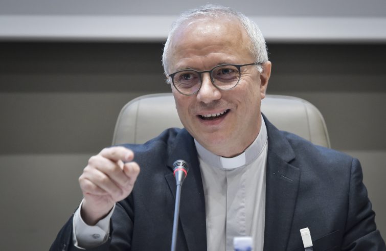 Monsignor Giuseppe Baturi, segretario della Cei e arcivescovo di Cagliari